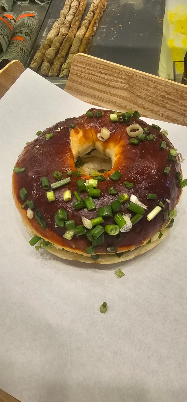 Jukpa Pri-geul scallion mayo donut purchased