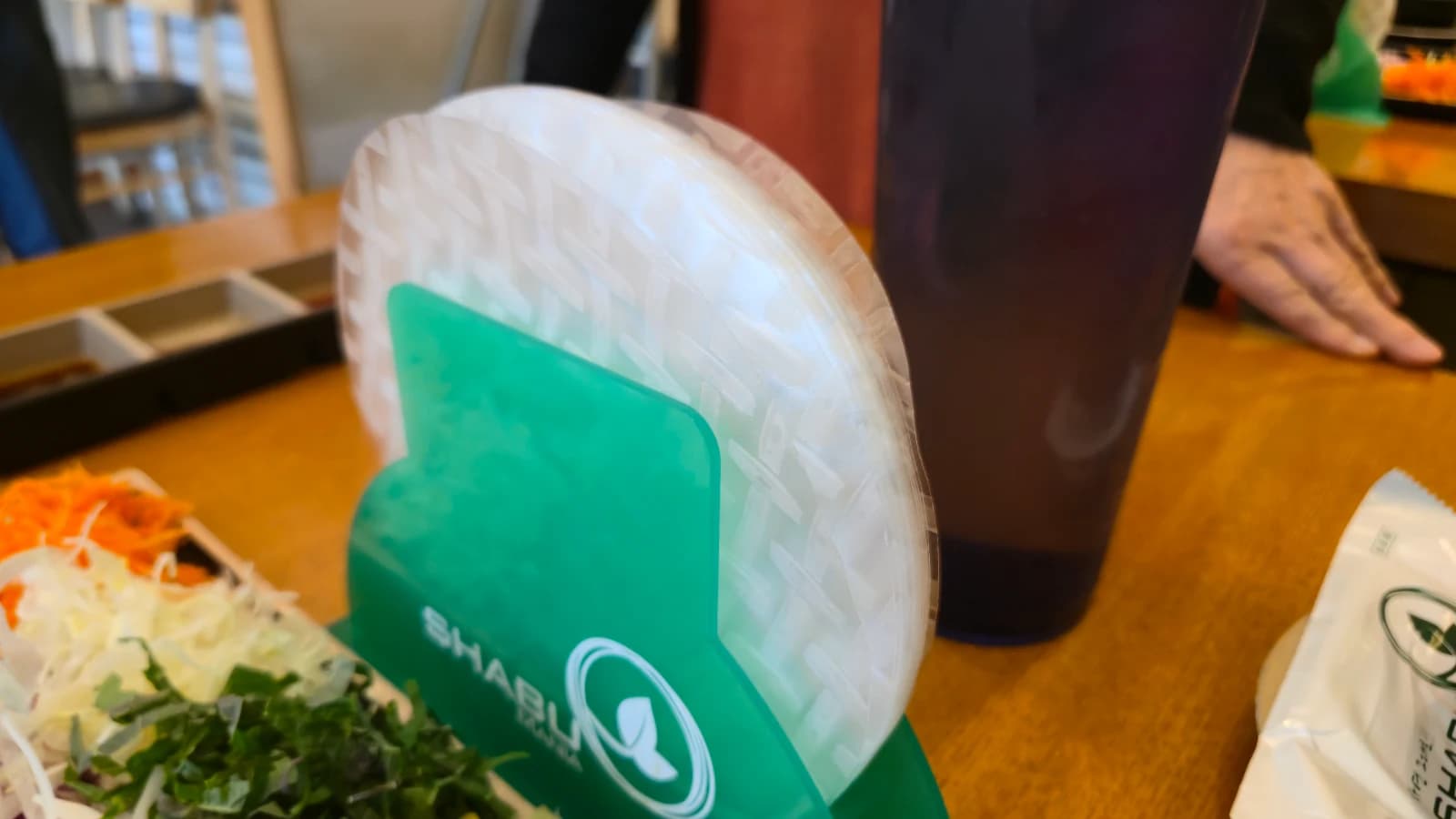 라이스페이퍼 거치대와 월남쌈 세트