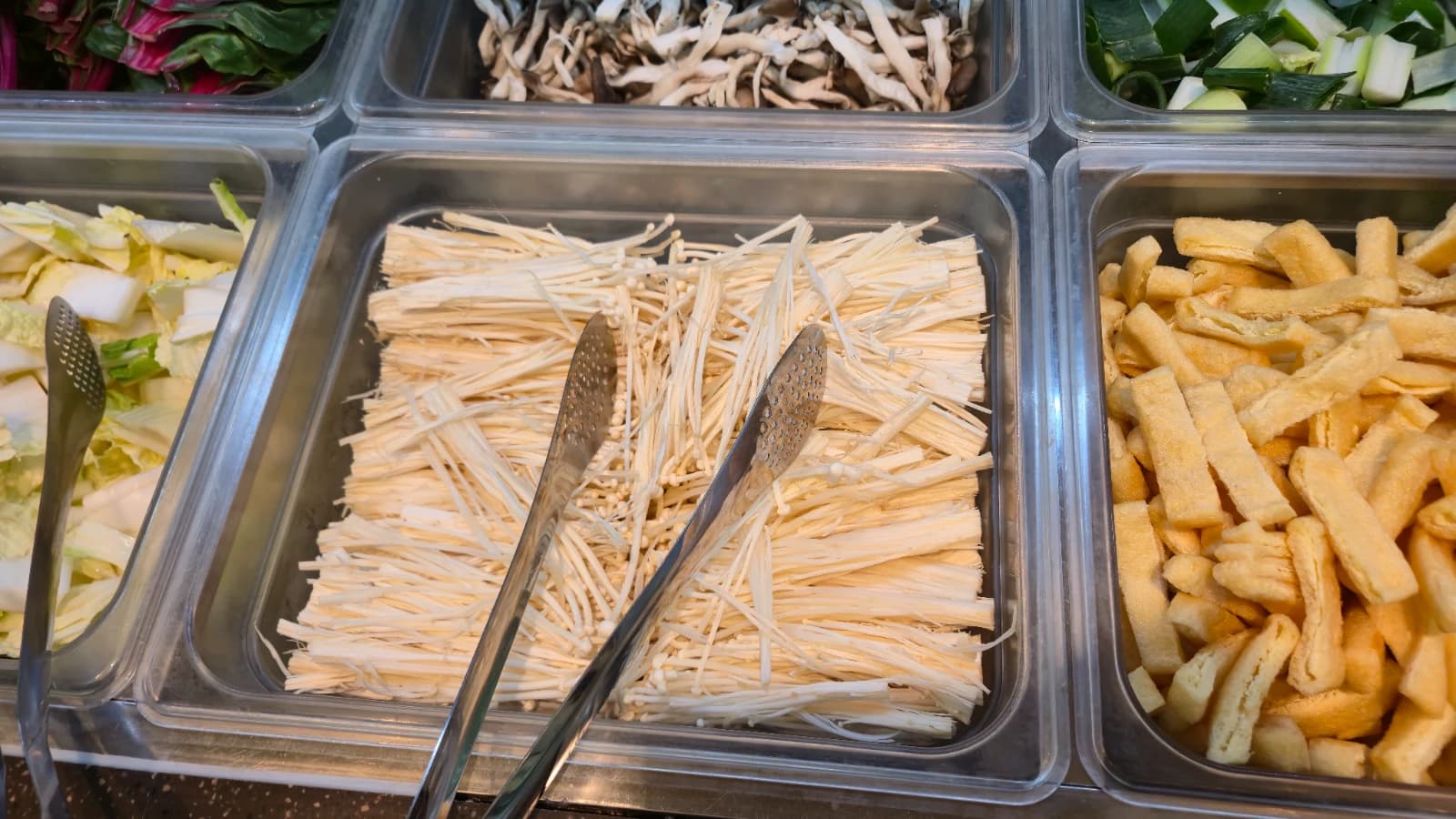 셀프바 청경채 알배추 케일