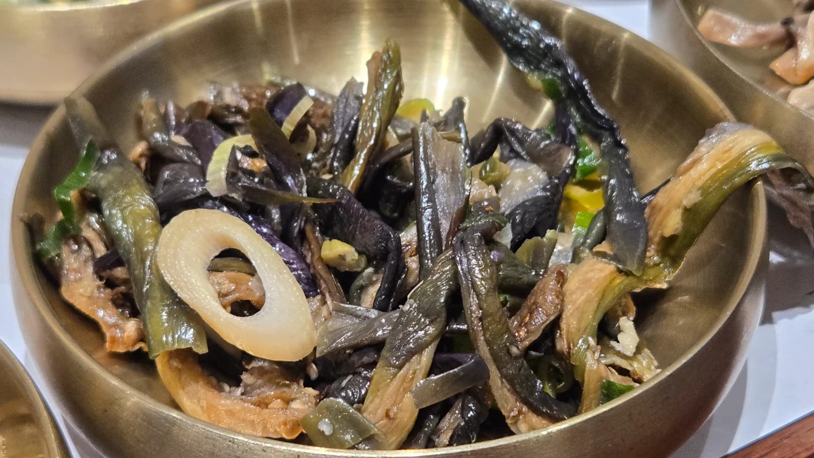 건가지나물 말린 가지 볶음 한국 나물 반찬