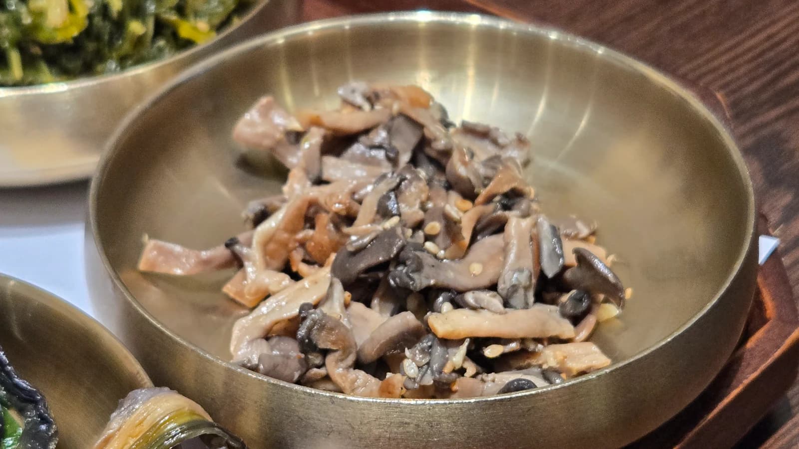 느타리버섯볶음 참기름 담백한 나물 반찬