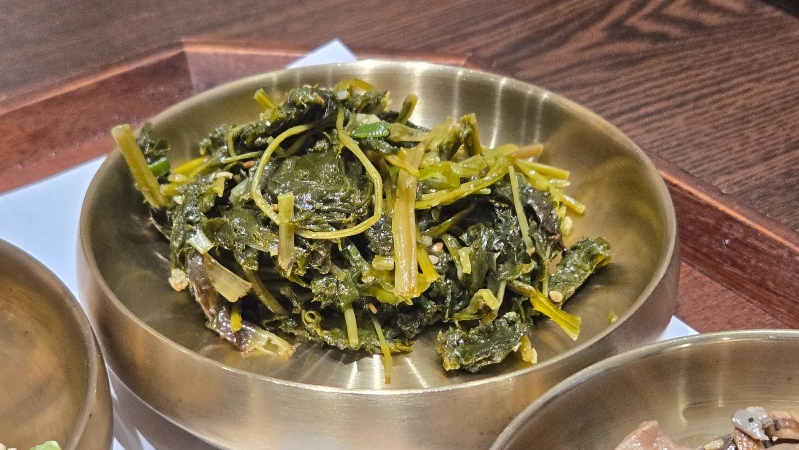 시래기나물 줄기 볶음 풀향 참기름