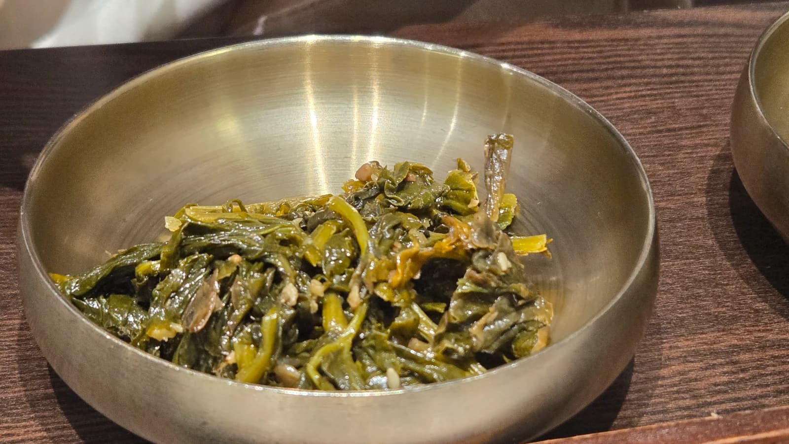 곤드레나물 취나물 들기름 볶음 보리밥 궁합