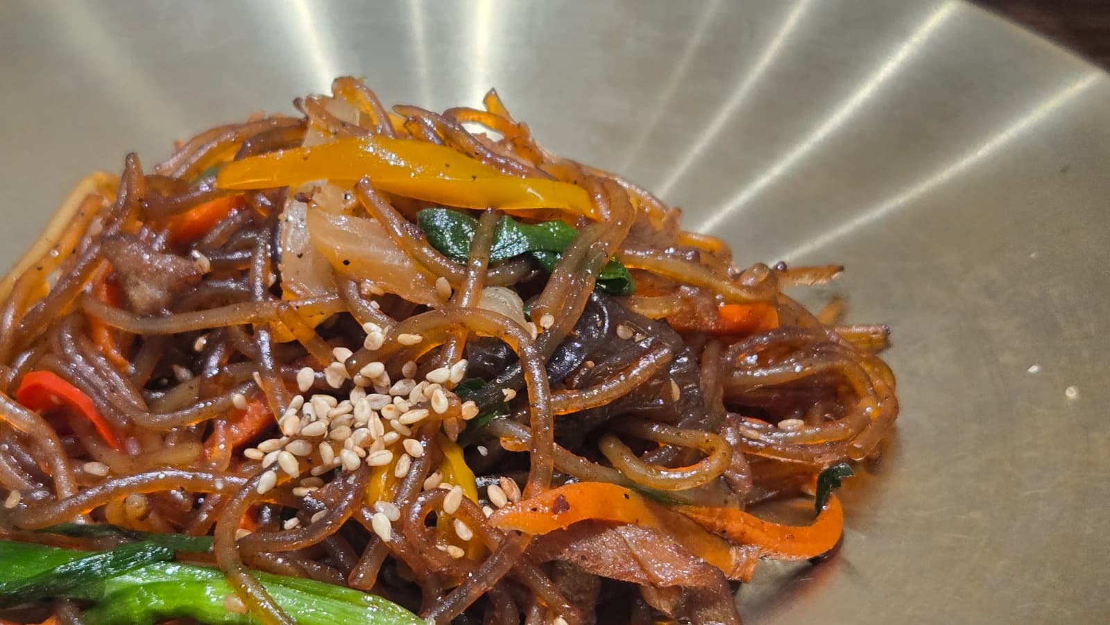 잡채 당면 볶음 참깨 한국 반찬