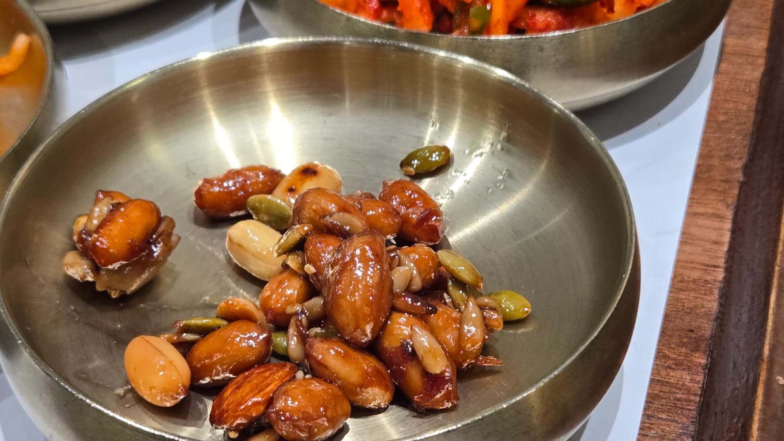 견과류조림 아몬드 땅콩 호박씨 조청