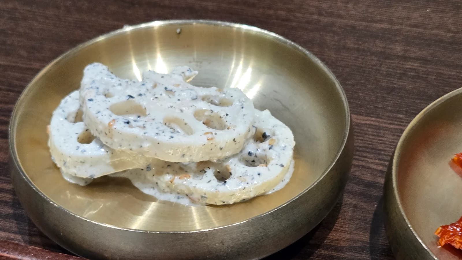 연근샐러드 깨소스 아삭한 식감