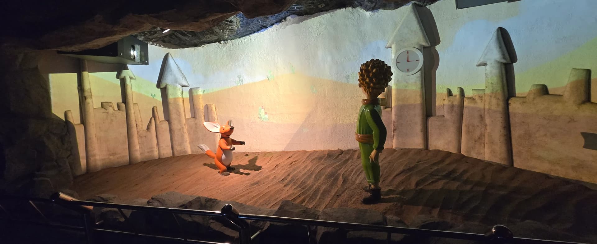 Diorama adegan pertemuan Little Prince dan rubah | 하이제이에스비